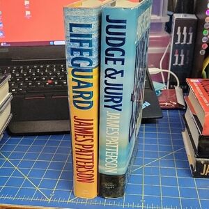 James Patterson Hardcover Book Set of 2 Judge & Jury - Lifeguard